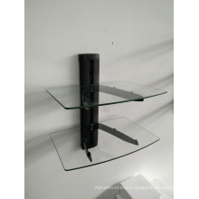 DVD Glass Support/Black Tube with Clear Glass